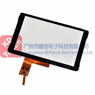 Projected capacitive touch screen