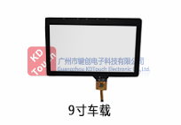 Projected capacitive touch screen